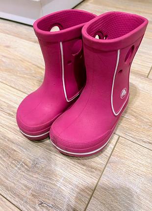 Чобітки crocs для дівчинки 22-23