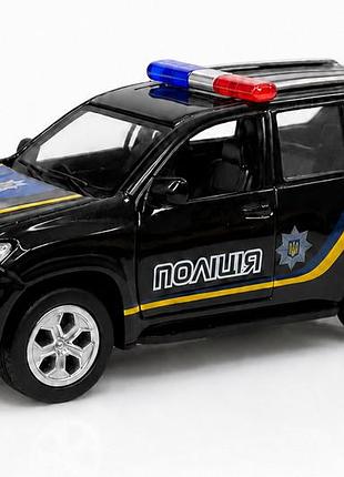 Машина km260416p "toyota prado полиция" черная technodrive