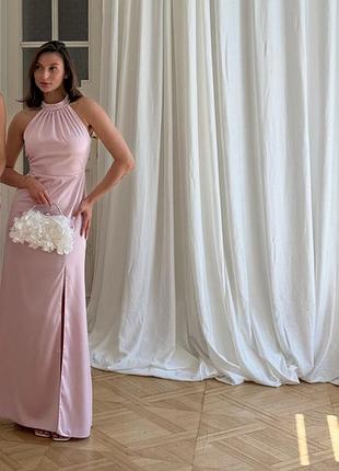 Вечернее платье-американка josephine, арт.090 розовый m