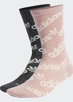 Жіночі шкарпетки adidas crew socks 2-pack.
