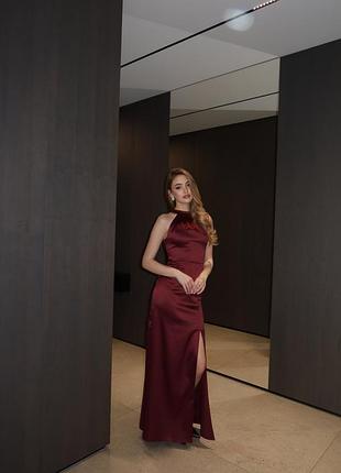 Вечернее платье-американка josephine, арт.090 бордо m