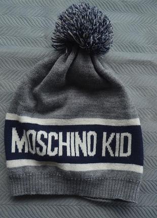 Moschino kid детская шапка