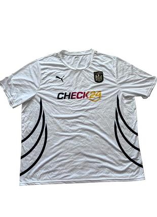 Біла спортивна футболка puma «check24» (розмір 3xl)