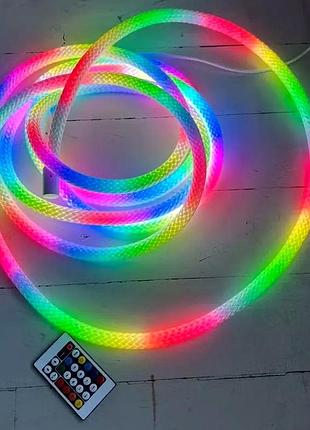Светодиодная rgb лента 2м с пультом usb гибкая подсветка для комнаты и декора