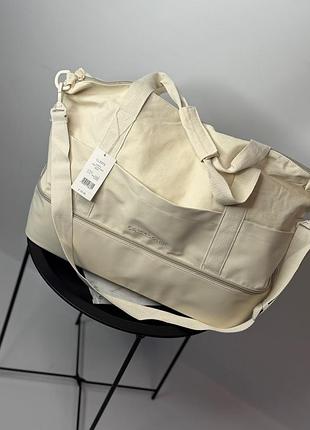Дорожня сумка / шоппер calzedonia first class bag beigе