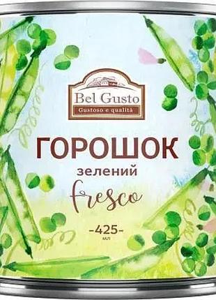Овощная консервация bel gusto горошек зеленый 425 мл