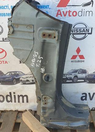 Стойкая передняя левая темно-синяя 6113205040 toyota avensis t25 2003-2009