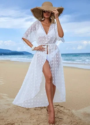 Пляжная туника накидка l-xl shein