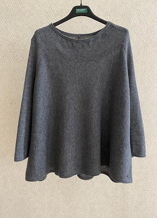 Стильный джемпер оверсайз marc o’polo из шерсти суперфайн меринос (100% virgin wool), р. l