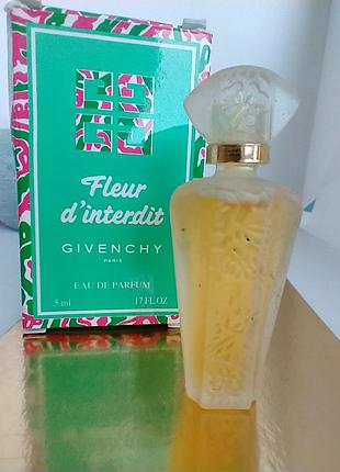 Givenchy fleur d`interdit оригинал винтаж 5мл