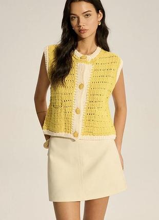 Стильний жилет груба вʼязка zara