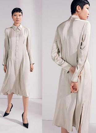 Платье h&amp;m сатин