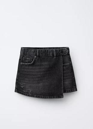 Джинсова спідниця шорти zara дитяча