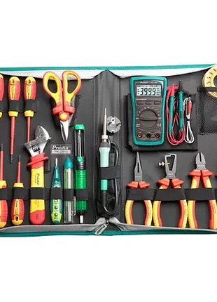Набір інструментів pro'skit pk-2810b 20 предметів до 1000 в сумка