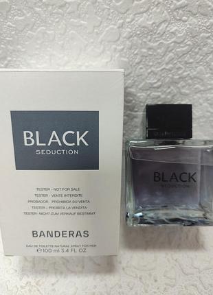 Тестер чоловічої туалетної води antonio banderas black seduction (seduction in black) об'ємом 100 мл.