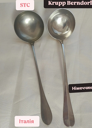Черпак мельхиор и серебро альпака антиквариат