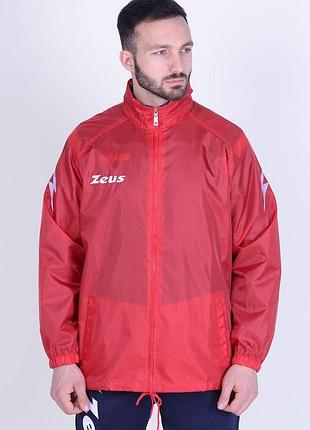 Ветровка zeus k-way rain красный чол xs