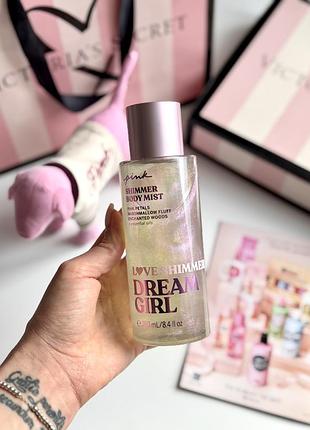 Спрей для тіла dream girl victoria’s secret з шиммером