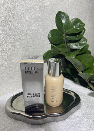 Тональний крем dior backstage face & body foundation, 50мл