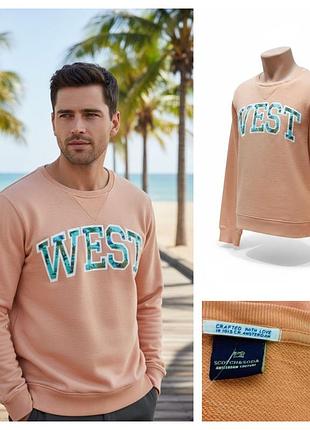 Стильный хлопковый свитшот голландского бренда scotch &amp; soda