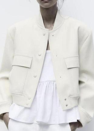Бомбер zara