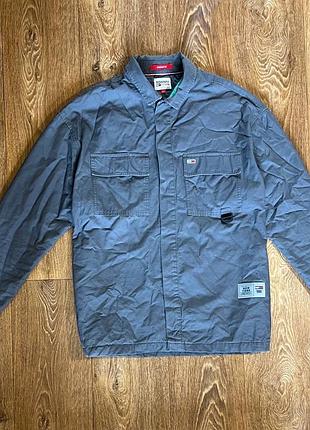 Чоловіча сорочка-куртка tommy jeans overshirt / utility jacket