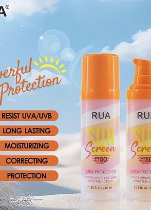 Солнцезащитный крем rua sun screen spf 50 (40 мл)