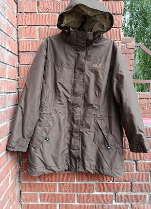 Оригинал! женская зимняя куртка / парка jack wolfskin texapore (размер xxl / 3xl)
