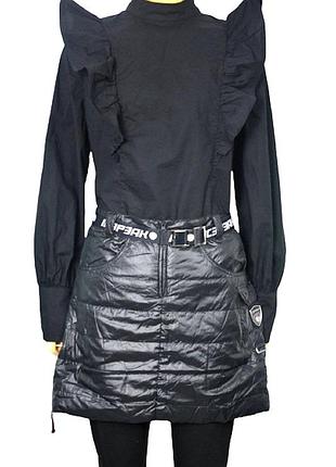 Дизайнерская короткая стеганая юбка icepeak с эмблемой