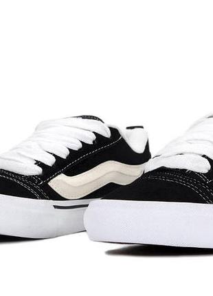 Vans x imran potato knu skool suede black white мужские женские дутые кеды 38