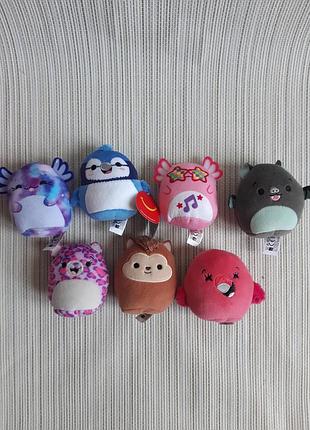 Коллекция миниатюрных мягких игрушек squishmallows из коллекции для хэппи мил в mcdonald's.