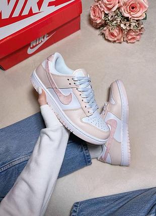 Кросівки nike dunk pink paisley