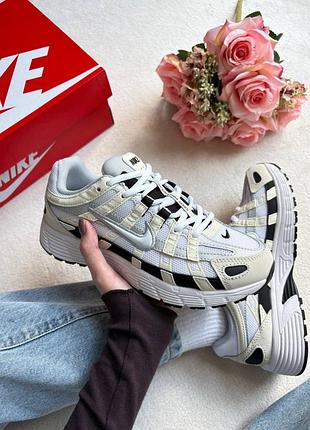 Кроссовки nike p-6000 белые