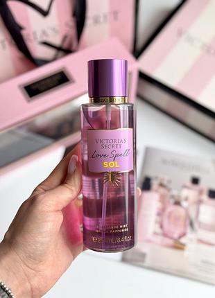 Спрей для тіла love spell sol victoria’s secret