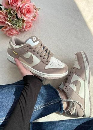 Кроссовки nike sb dunk low sail beige