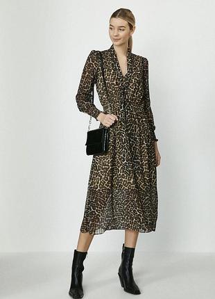 🐆 леопардова сукня міді zara 🤎🖤