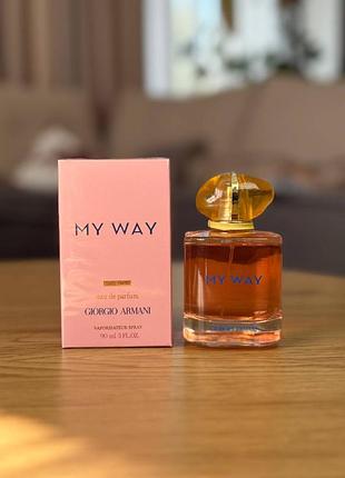 ☀️🍦солодкі жіночі парфуми giorgio armani my way sunny vanilla 90 мл духи жіночі май вей солодкі легкі аромати шлейфові духи май вей парфум жіночий