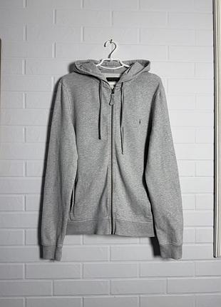 Allsaints мужская хлопковая кофта соп худи размер м
