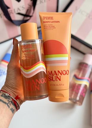 Спрей та лосьйон для тіла mango sun victoria’s secret