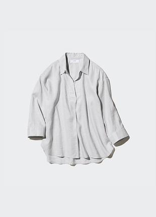 Сорочка лляна uniqlo (475649)