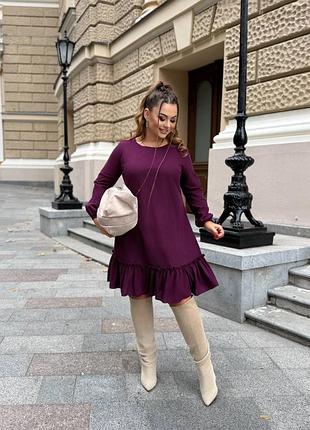 Сукня з мікровельвету(48-58)