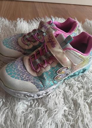 Кроссовки skechers на девочку 23,5