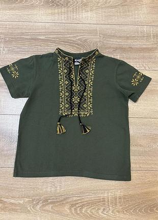 Вишита футболка для хлопчика галичанка