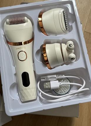 Електрична роликова пилка-пемза 4в1 medica+ bodycontrol 4v1