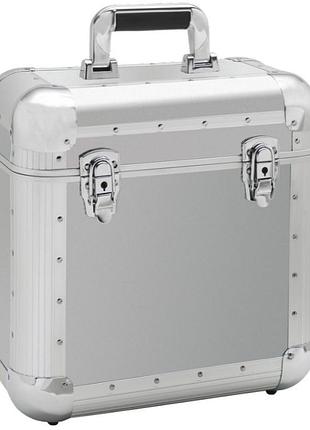 Кейс для платівок reloop 60 record case silver