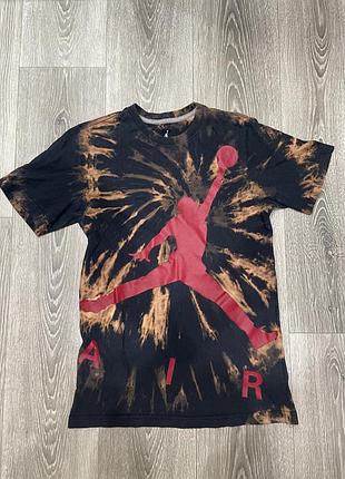 Футболка nike jordan big logo , у кастумному кольорі , в розмірі s