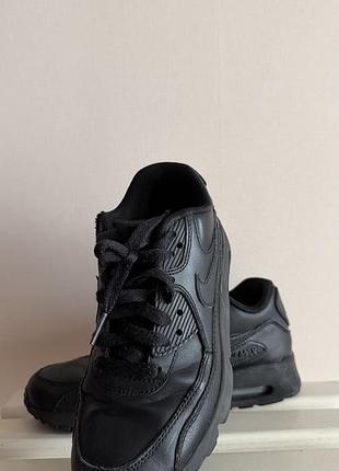 Оригінальні nike air max 90 чорні кросівки, 36.5 / 23.5 см