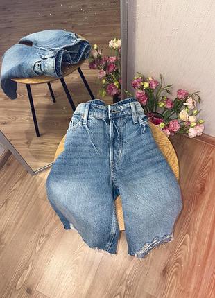 Блакитні шорти бермуди / baggy від h&m