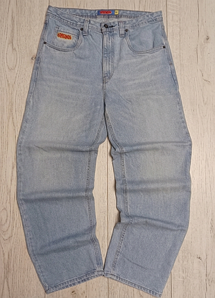 Джинсы empyre relaxed fit light wash - размер 32 (с замерами)