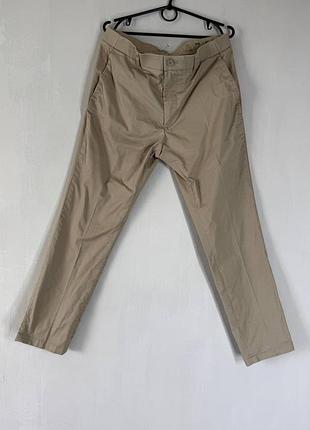 Чоловічі бежеві штани чиноси autograph marks & spencer w32/l29